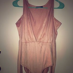 Velvet body suit